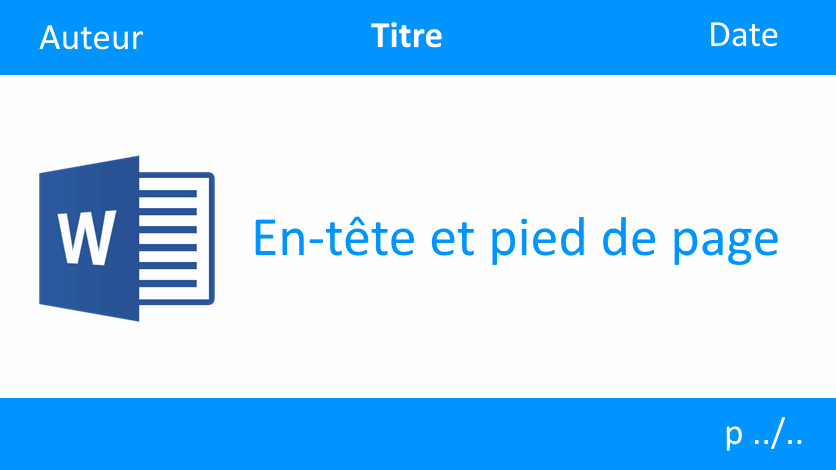 Créer un en-tête et un pied de page dans Word