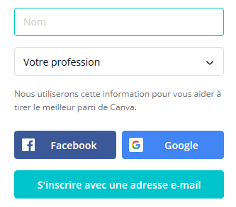 Authentification Facebook ou Google