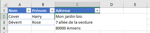 Excel - revenir à la ligne manuellement