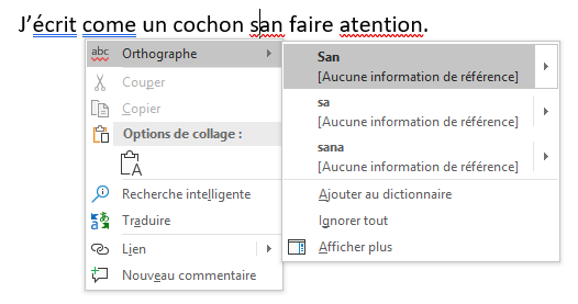 Liste déroulante correction automatique