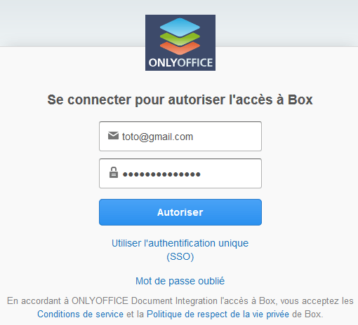 OnlyOffice connexion autre cloud